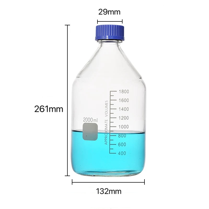 2000mL Reagent Bottle Screw Mo - Medical Lab Technology recension och pris