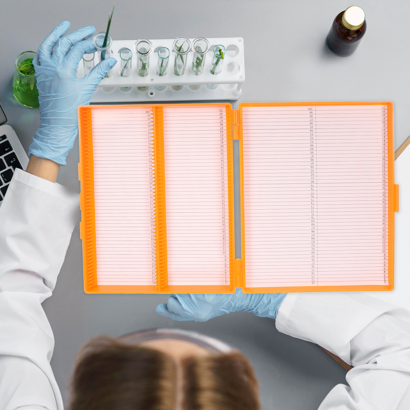 100-Piece Pathology Slide Boxe - Pathology Slide Storage recension och pris