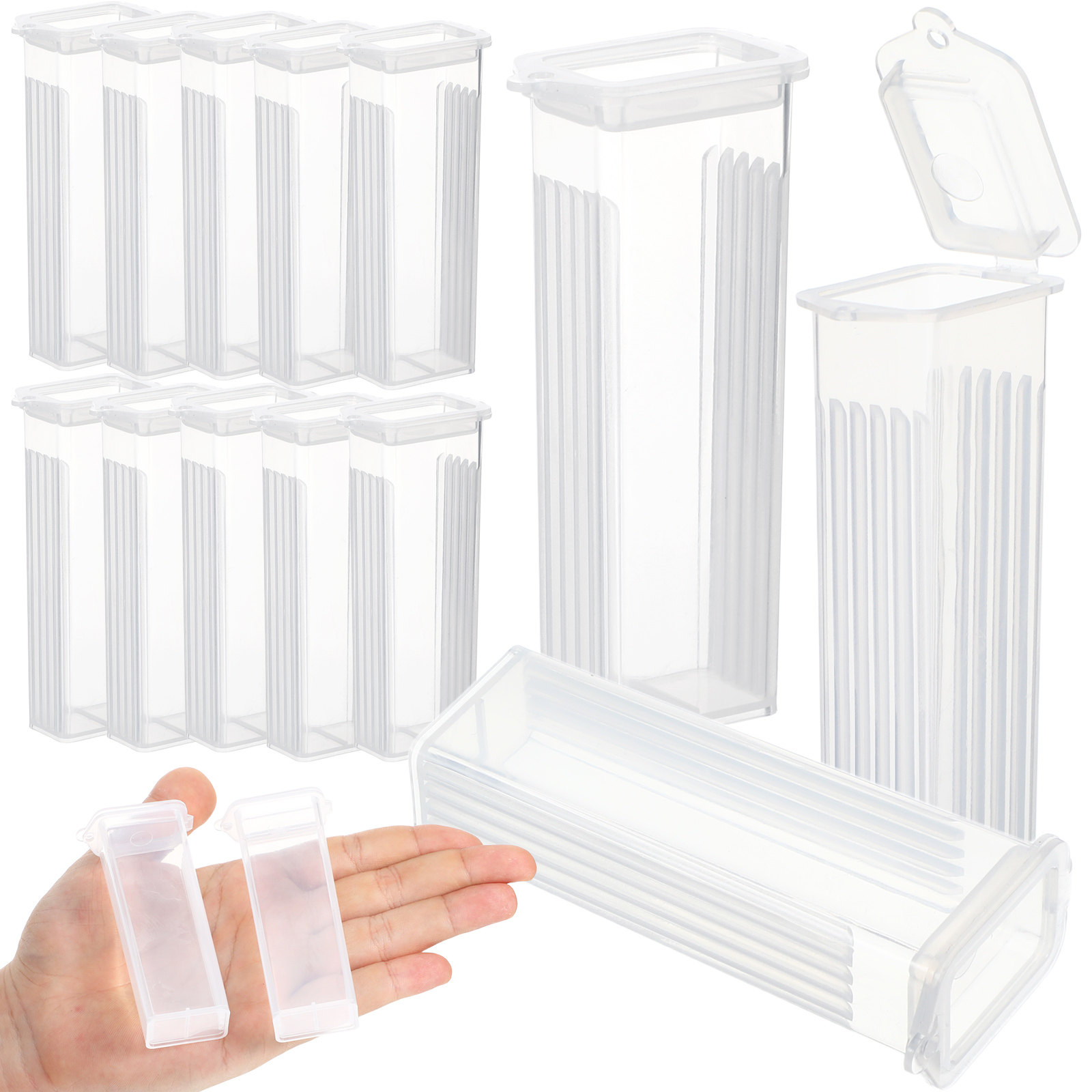 50Pcs Glass Slide Cases PP Mat - Pathology Slide Storage recension och pris