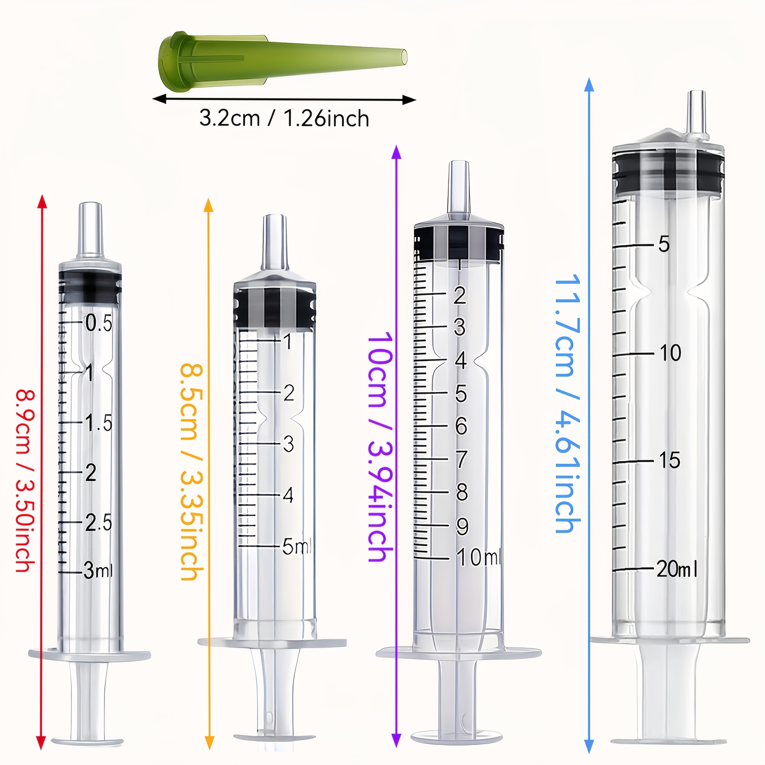 4 Sizes of Laboratory Syringes - Medical Lab Technology recension och pris