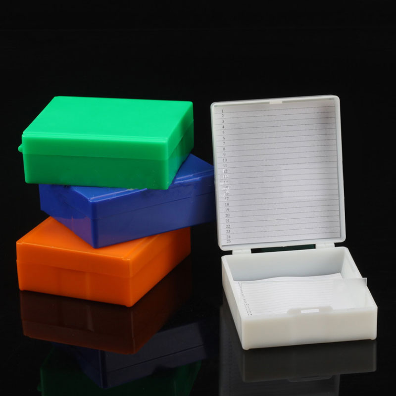 2PCS Plastic Microscope Slides - Pathology Slide Storage recension och pris