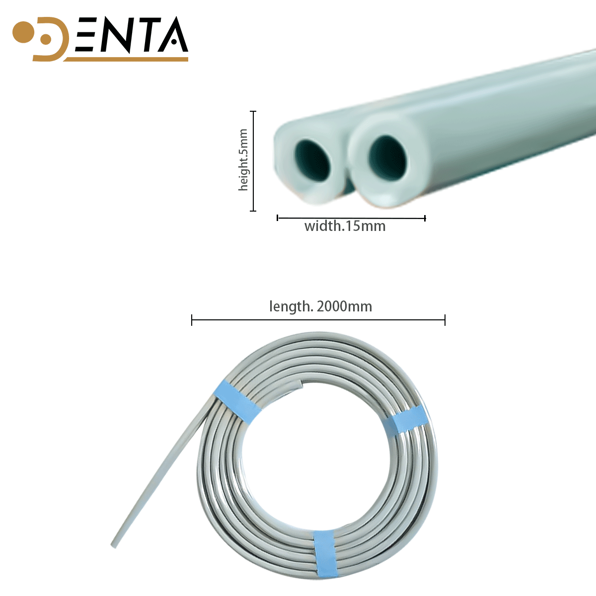 2M 2 Hole Dental Tubing Hose C - Dental Chair Unit recension och pris