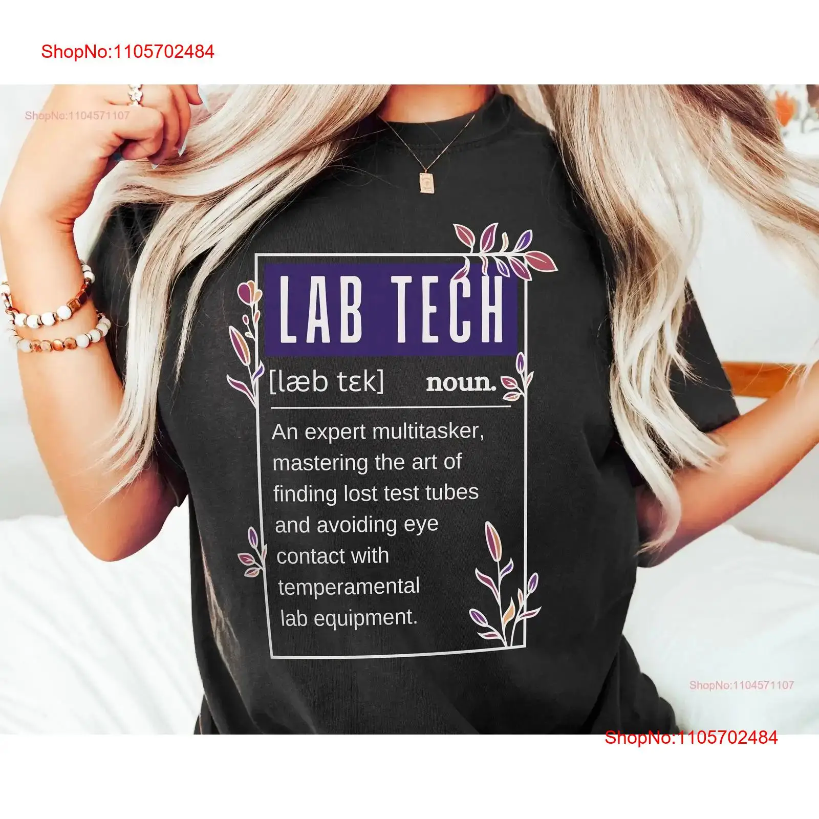 Funny Lab Tech T Shirt Laborat - Medical Lab Technician recension och pris