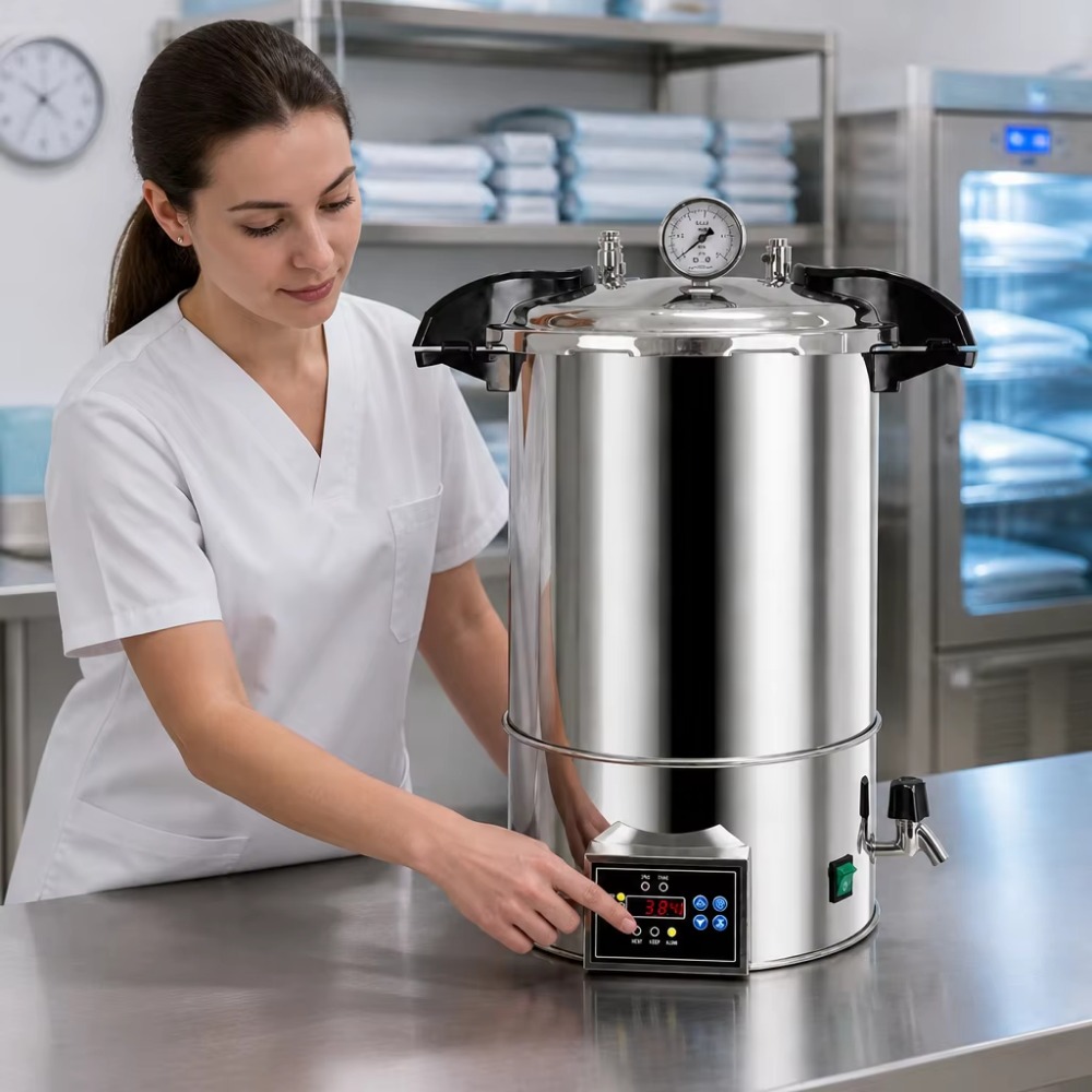 24L Digital Autoclave Steam St - Medical Lab Usa recension och pris