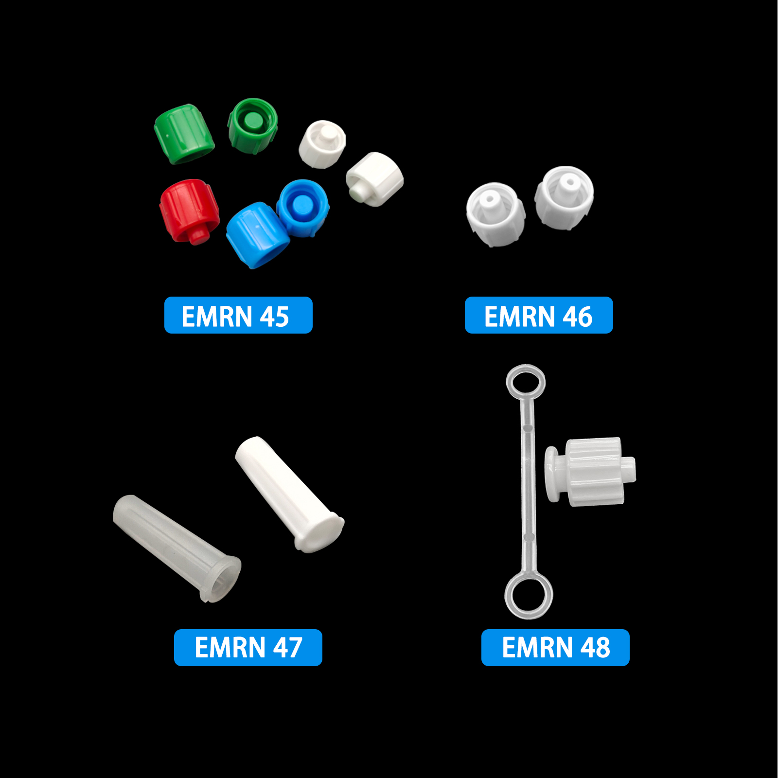 500pcs Male Luer Caps Hole for - Medical Lab Usa recension och pris